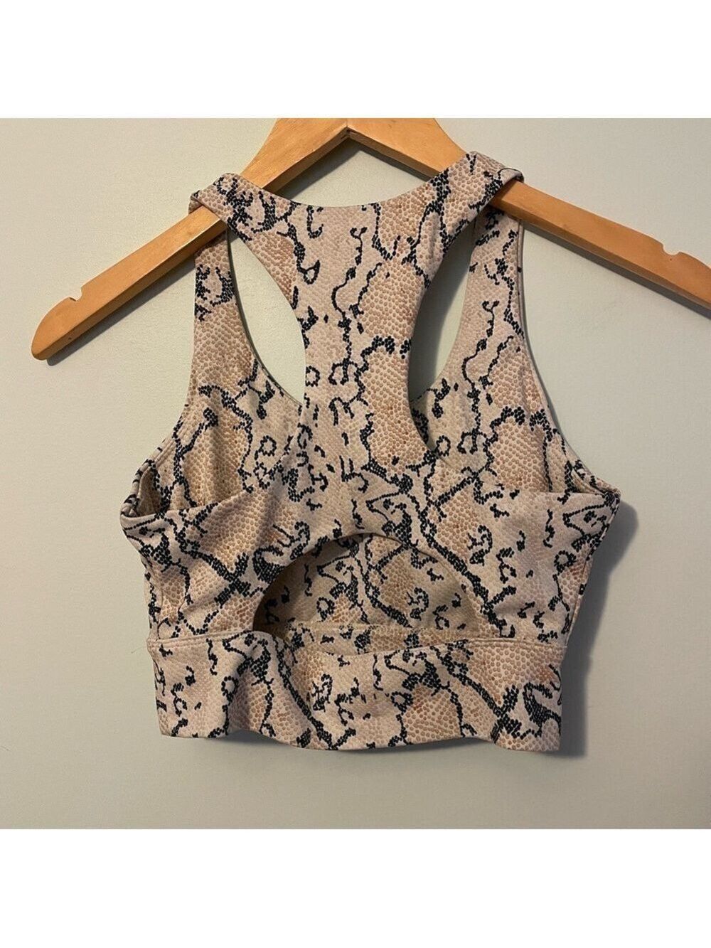 All Fenix White Python Sports Bra Size Small - Picture 5 of 7